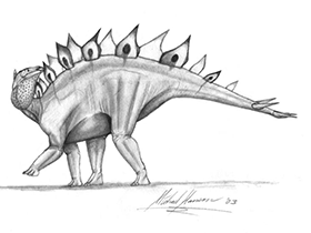 Stegosaurus / © Michael Hanson. Verwendet mit freundlicher Genehmigung des Autors.